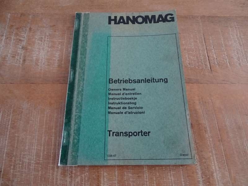 Hanomag F20-F25-F30-F35 Handleiding - Instructieboek - NL, Verzenden