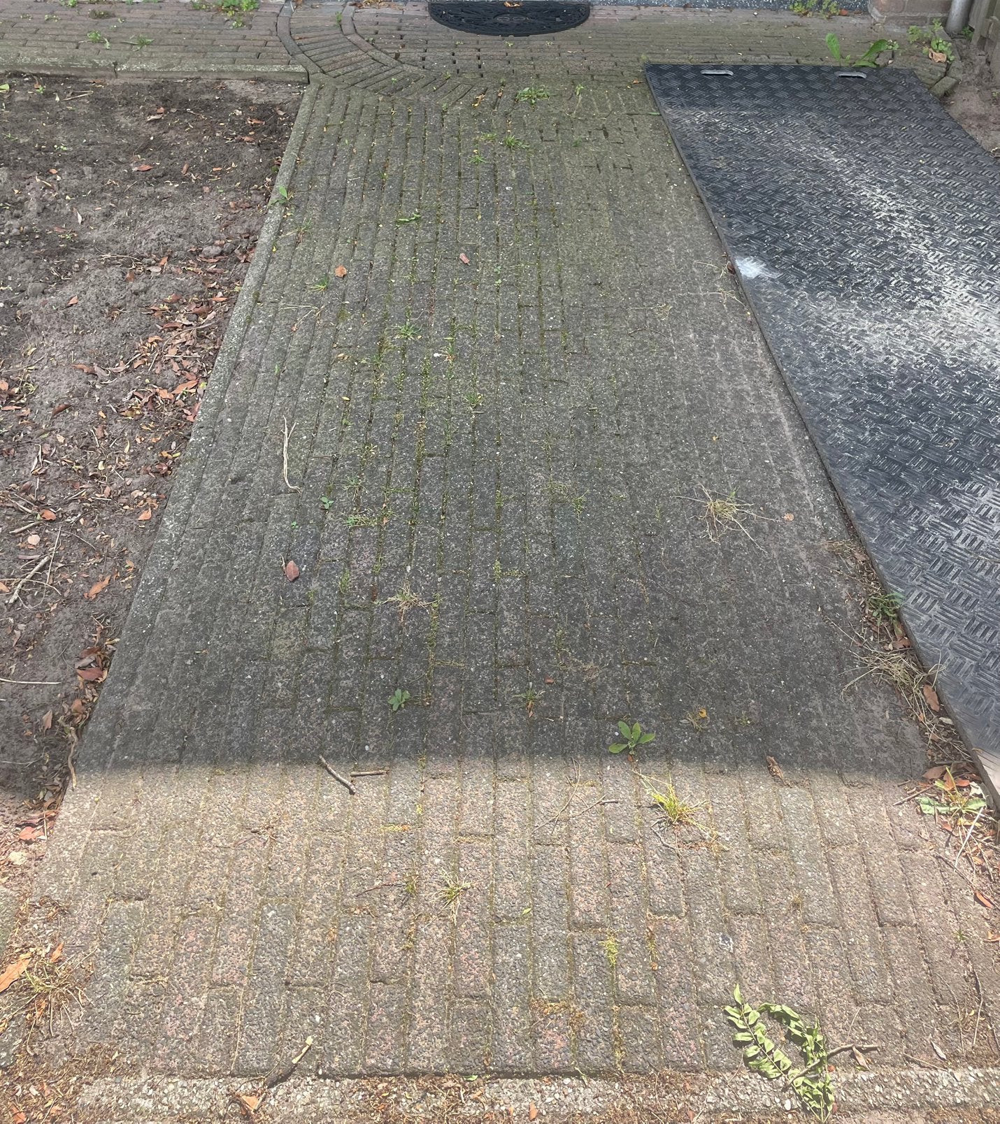Waaltjes ongeveer 10m2, Tuin en Terras, Tegels en Klinkers, Ophalen, Gebruikt, Beton, Klinkers