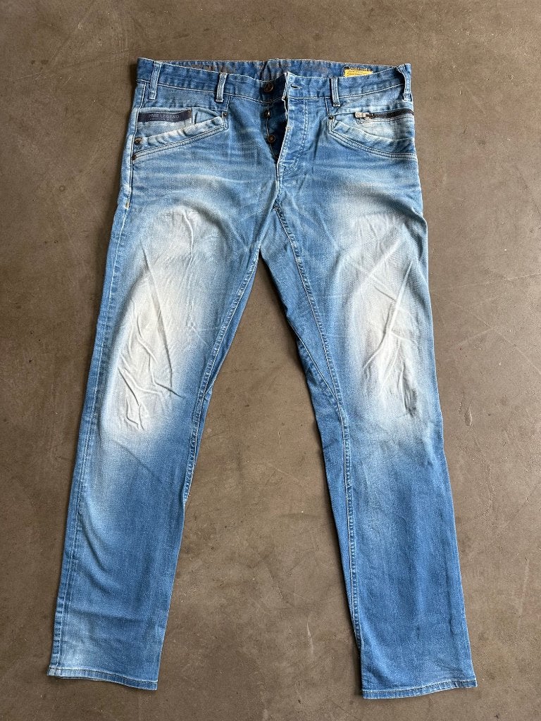 PME Legend - 36/36 - Bare Metal - uitstekende staat, W36 - W38 (confectie 52/54), Blauw, Pall Mall PME Legend, Ophalen of Verzenden