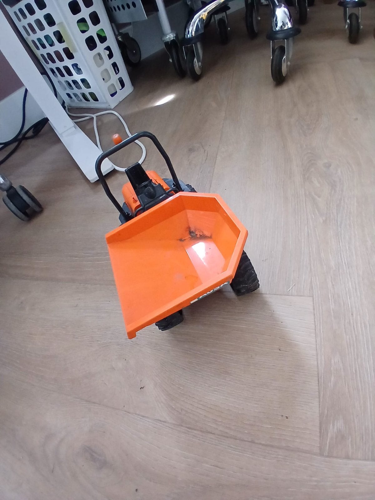 AUSA Dumper Speelgoedvoertuig - Oranje, Ophalen of Verzenden, Gebruikt
