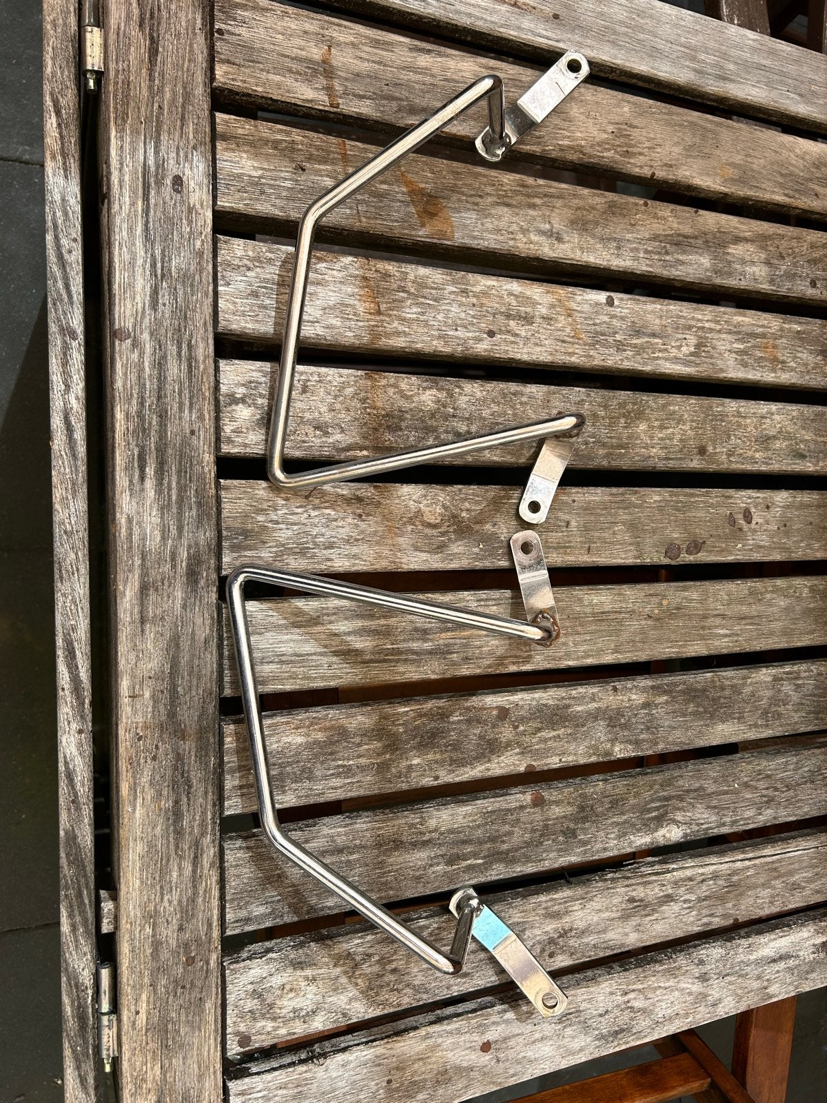 Motortas zij beugels honda vt1100 ( na 31-08), Motoren, Ophalen, Gebruikt