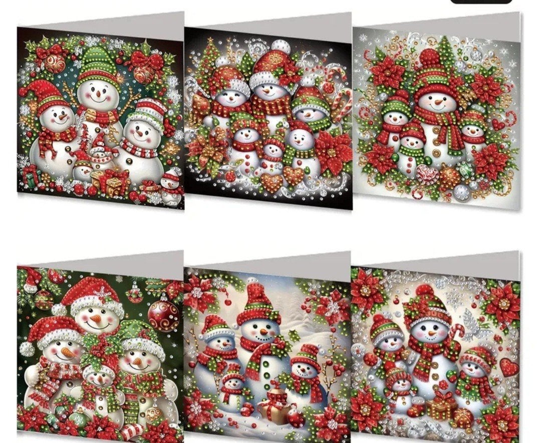 Diamond painting kerstkaarten, Hobby en Vrije tijd, Kaarten | Zelf maken, Ophalen of Verzenden, Nieuw, Kerst, Overige typen