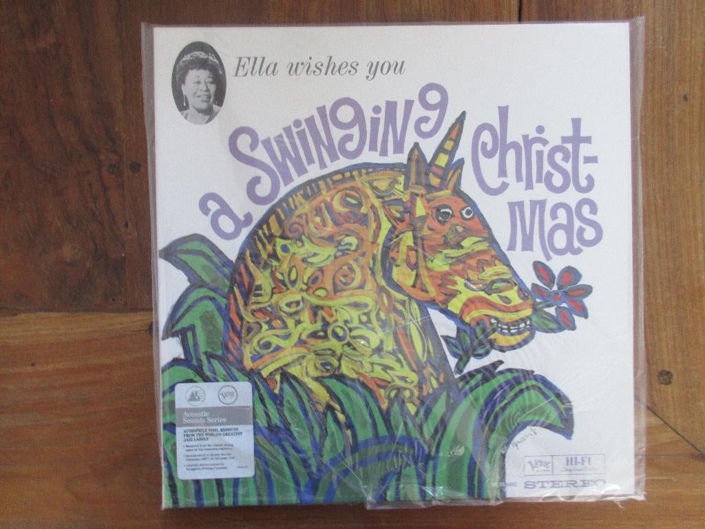 Ella Fitzgerald Ella Wishes You A Swinging Christmas - LP, Ophalen of Verzenden, Zo goed als nieuw, 12 inch