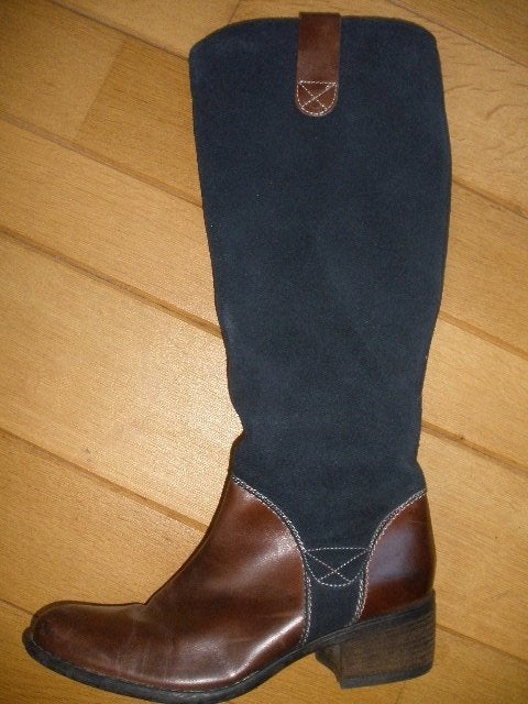 CARMENS laarzen bruin blauw maat 41, Hoge laarzen, Blauw, Ophalen of Verzenden, Zo goed als nieuw