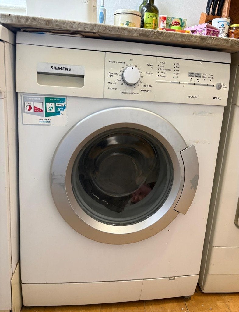 Siemens varioperfect  iQ 300 wasmachine, Ophalen, Gebruikt, 85 tot 90 cm, 1200 tot 1600 toeren