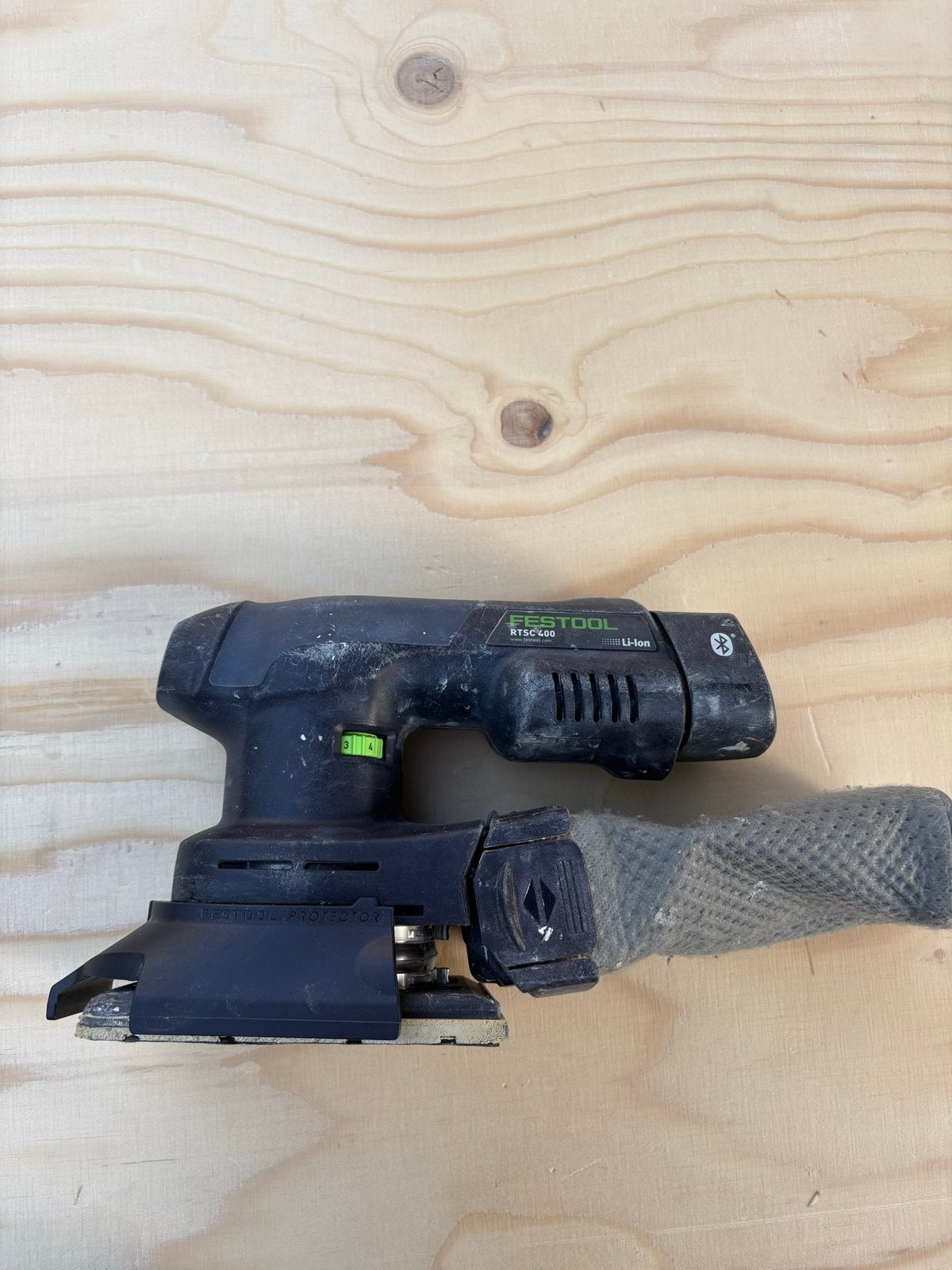 Festool RTSC 400 Li Accu Vlakschuurmachine, Doe-het-zelf en Verbouw, Gereedschap | Schuurmachines, Ophalen of Verzenden, Gebruikt