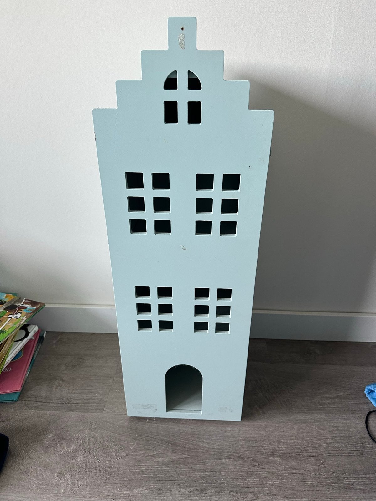 Grachtenhuisje mintgroen - Pietenhuisje / Poppenhuis, Groen, Ophalen, Gebruikt, Overige typen