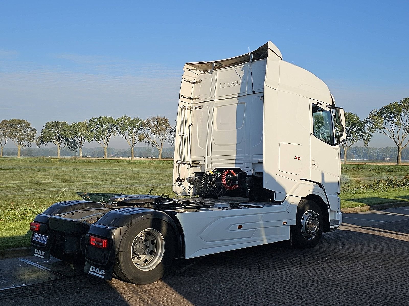 DAF XG 480 700tkm, Auto's, Automaat, Euro 6, Wit, Verwarmde buitenspiegels