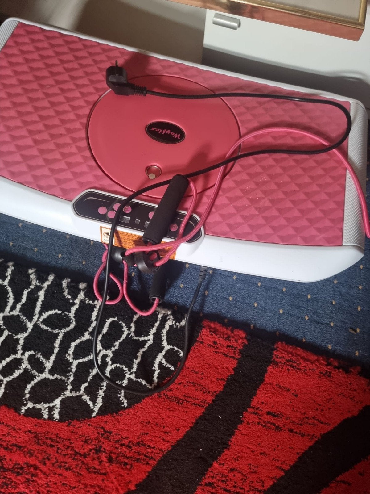 Roze trilplaat - Wayflex zo goed als nieuw, Ophalen, Kunststof, Gebruikt, Trilplaat