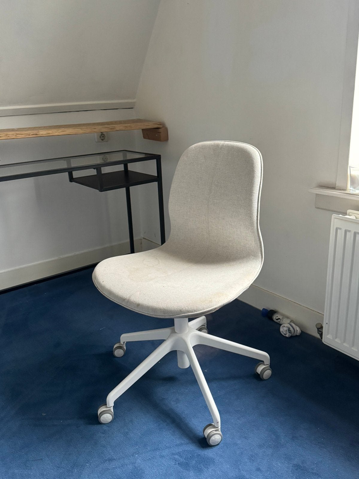 Ikea bureaustoel, Huis en Inrichting, Bureaustoelen, Ophalen, Zo goed als nieuw, Beige, Bureaustoel