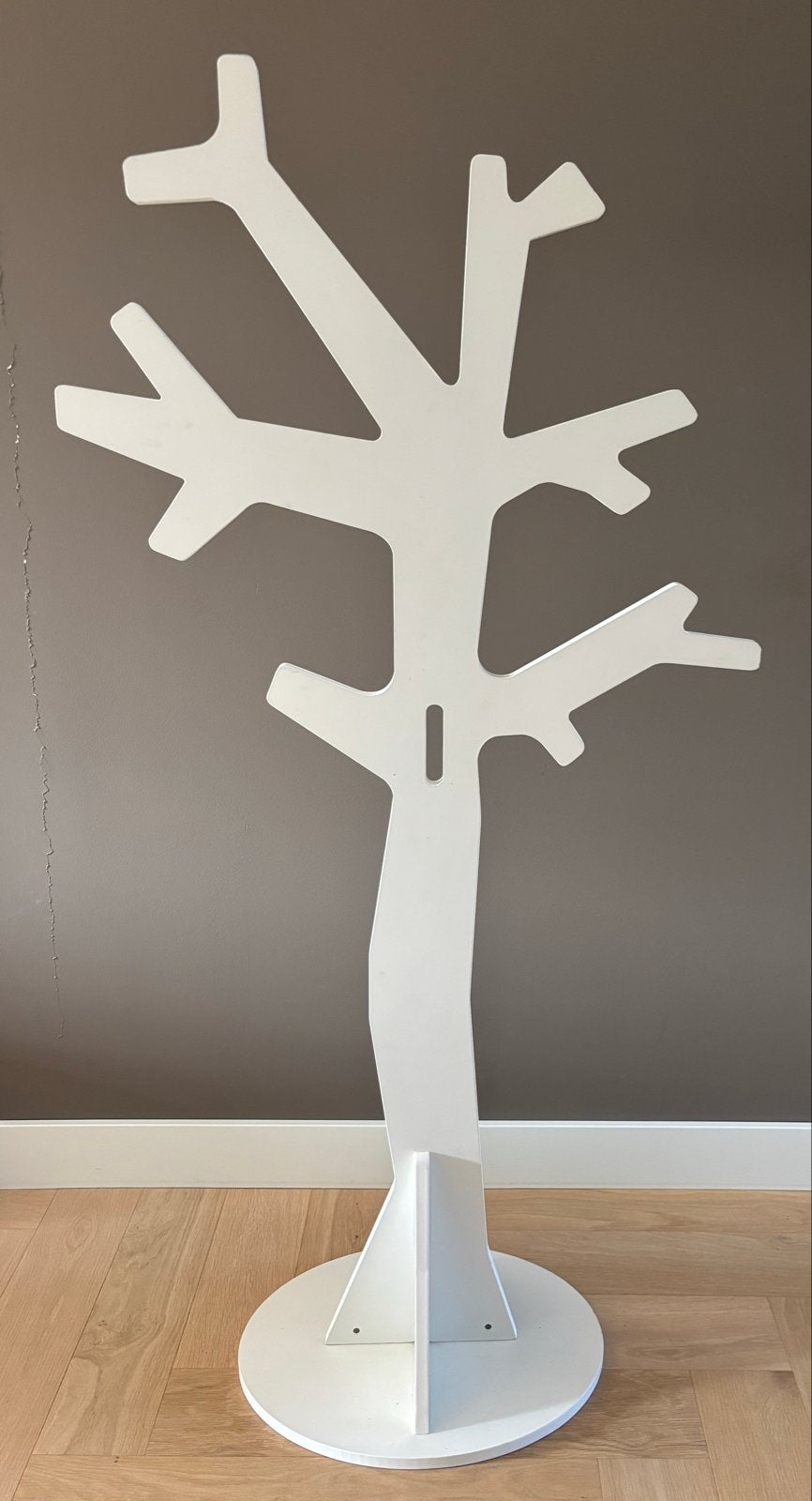 Woood Kinderkapstok Lotte - Wit Houten Boom Design, Ophalen, Gebruikt, 100 tot 150 cm, Kinderkapstok
