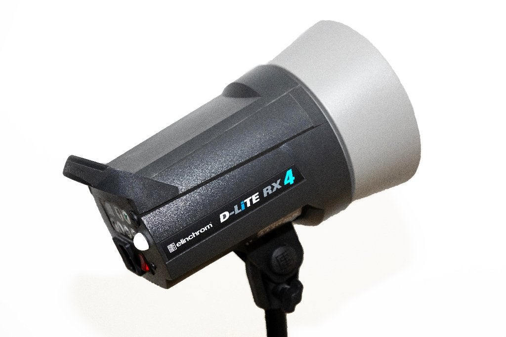 Te koop: complete studioflitsset (4 Elinchrome flitsers), Ophalen, Inclusief lampen, Elinchrom, Complete fotostudio