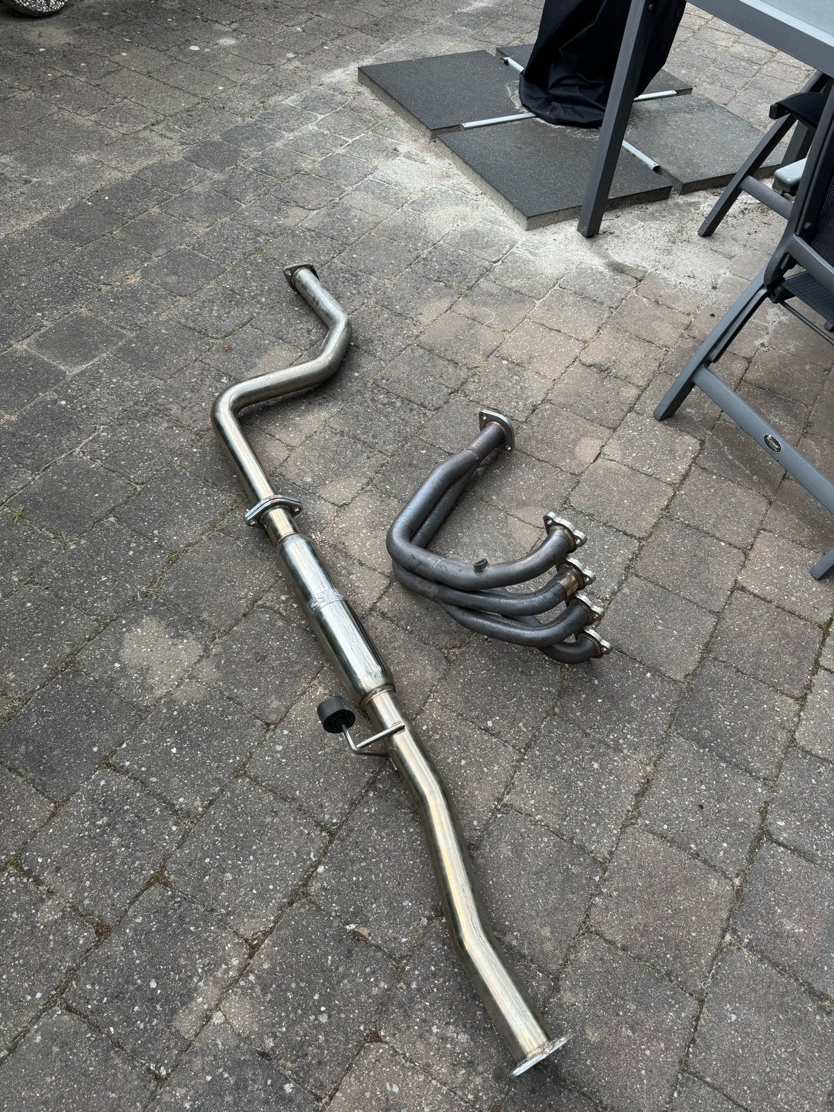SRS middellijn en uitlaat spruitstuk Honda Civic en Coupe, Auto-onderdelen, Ophalen of Verzenden, Gebruikt