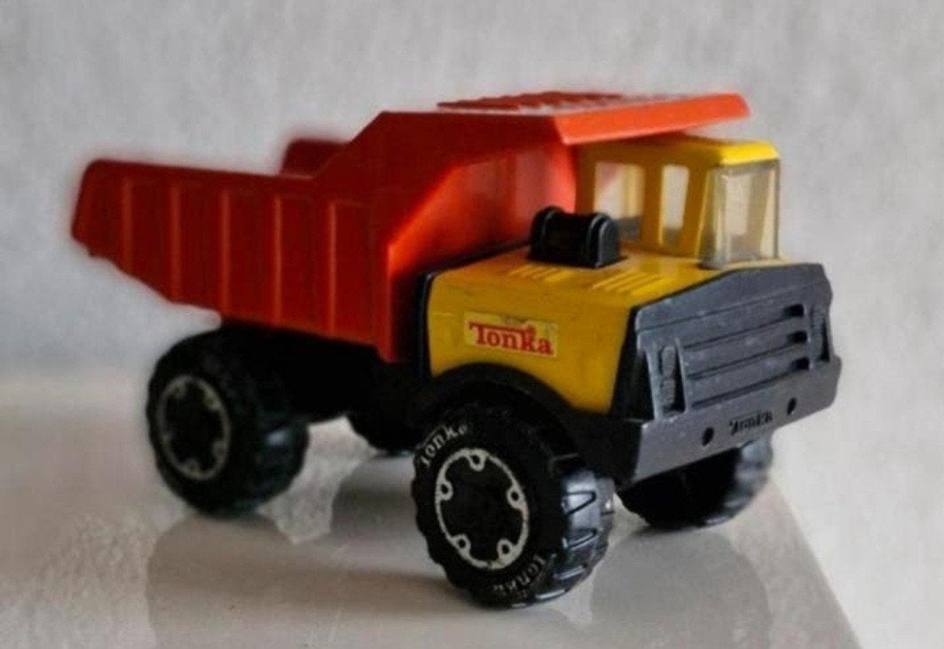 Tonka Kiepauto Rood/Geel, Ophalen of Verzenden, Auto