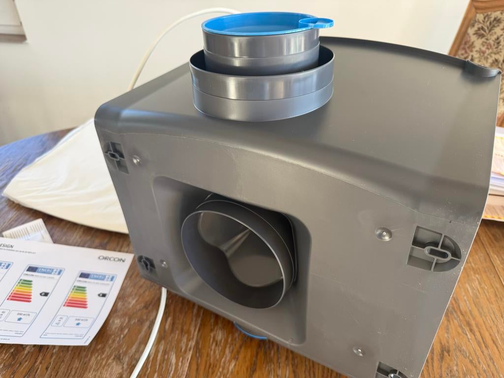 Orcon MVS-15 alleen behuizing - Nieuw in doos, Doe-het-zelf en Verbouw, Ventilatie en Afzuiging, Ophalen of Verzenden, Nieuw, Ventilator en Afzuiger