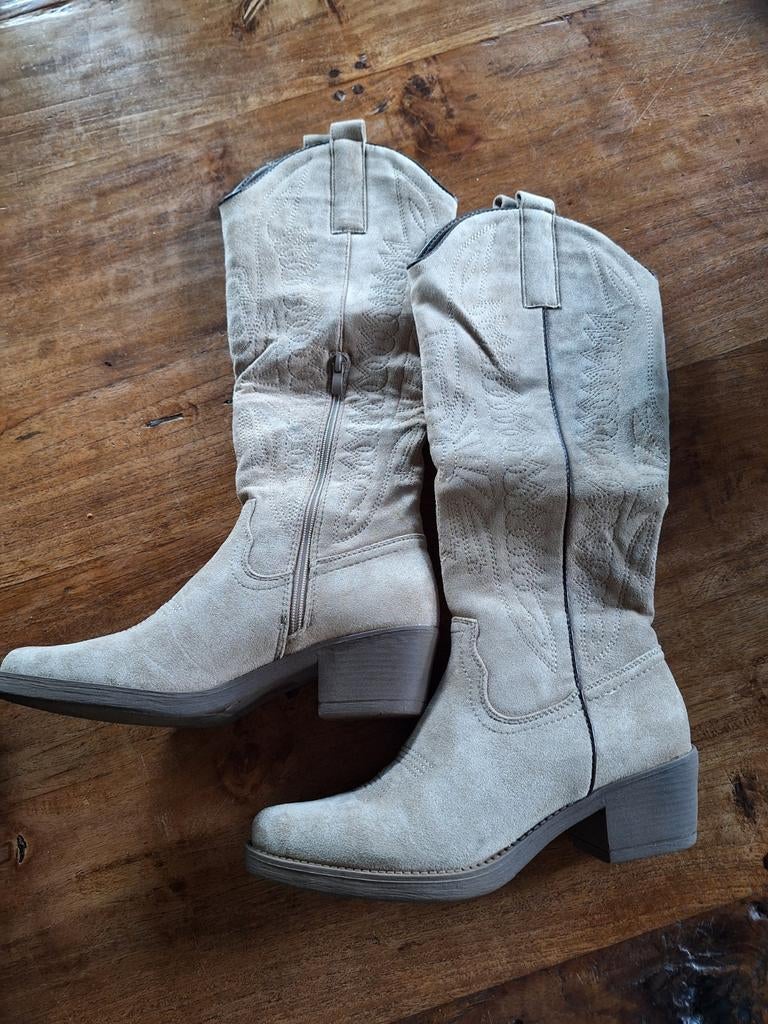 Nieuw in doos cowboy laarzen maat 37, Ophalen of Verzenden, Nieuw, Groen, Hoge laarzen
