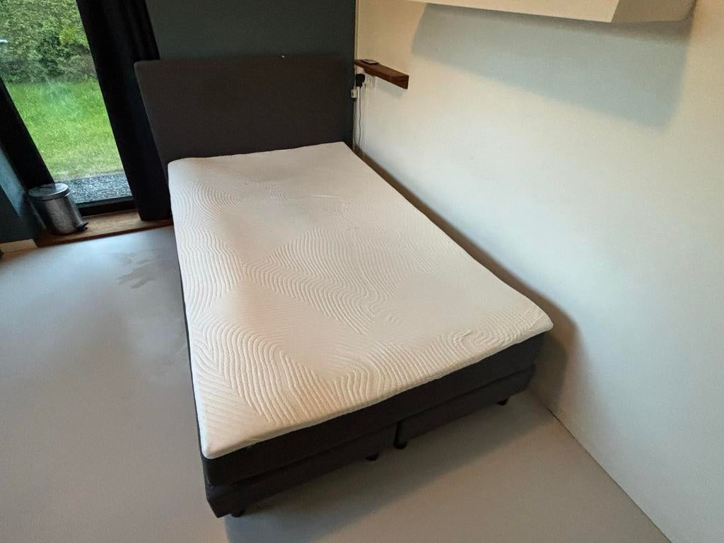 Twee comfortabele eenpersoons boxspring bedden met matras, Eenpersoons, Ophalen of Verzenden, Zo goed als nieuw, 120 cm