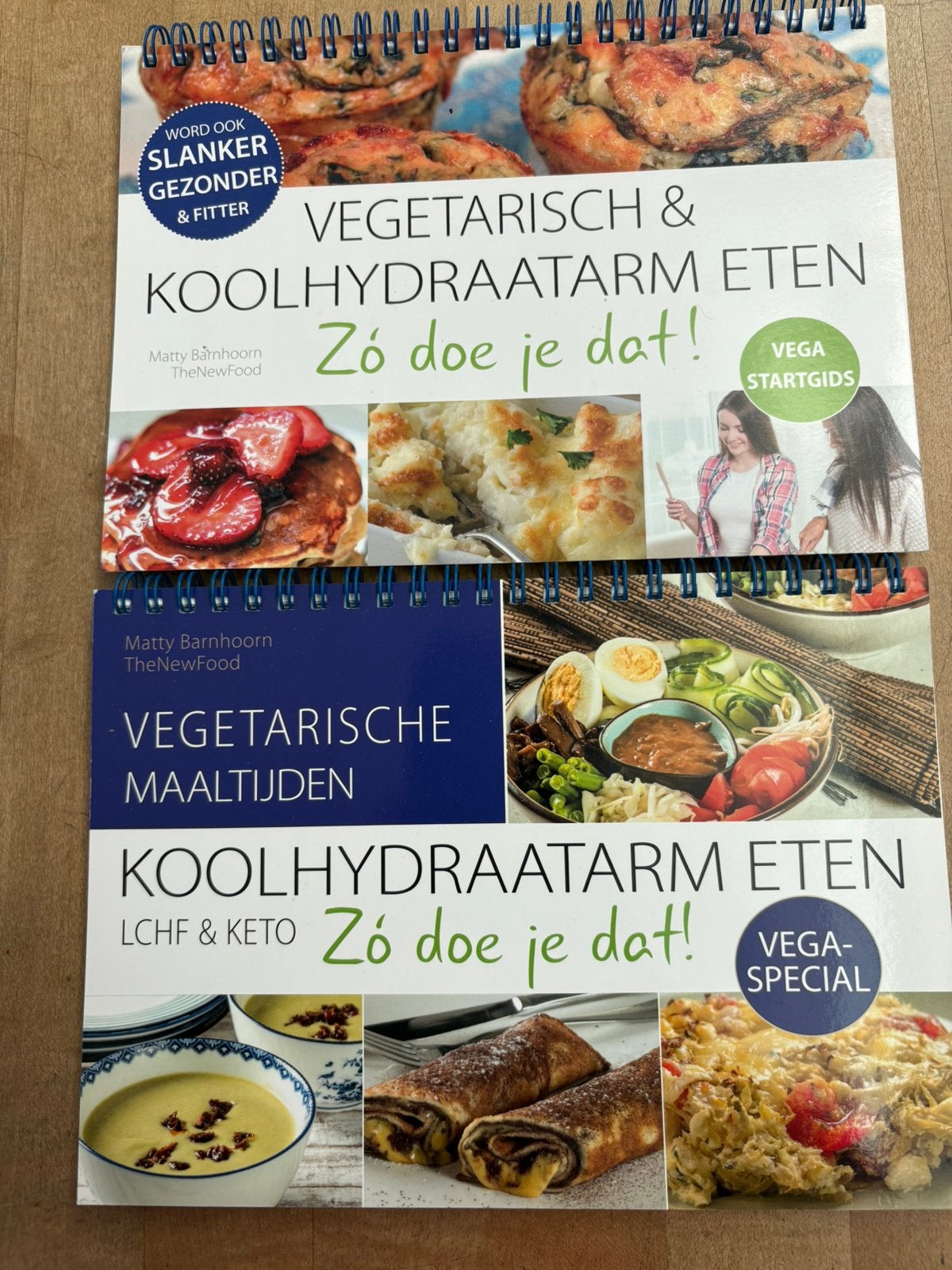 Matty Barnhoorn, TheNewFood. 2 Vega specials, Ophalen of Verzenden, Zo goed als nieuw, Dieet en Voeding, Matty Barnhoorn