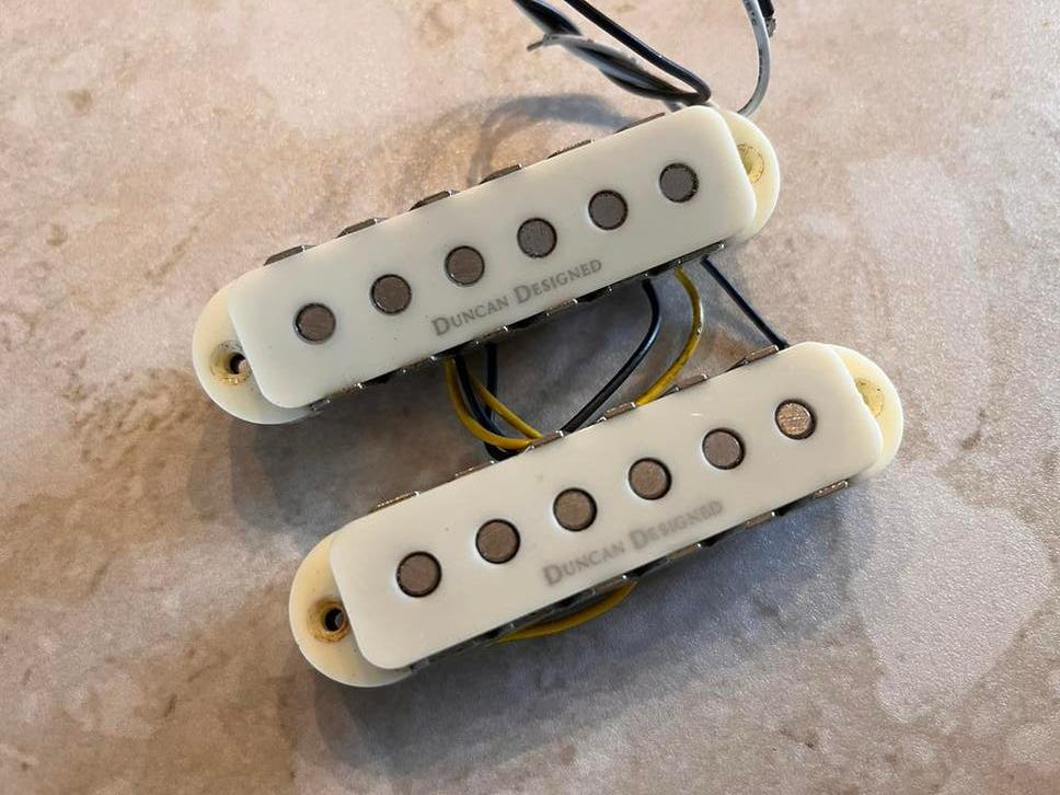 Set Squier Vintage Modified Jaguar Duncan Designed Pickups, Ophalen of Verzenden, Gebruikt, Elektrische gitaar