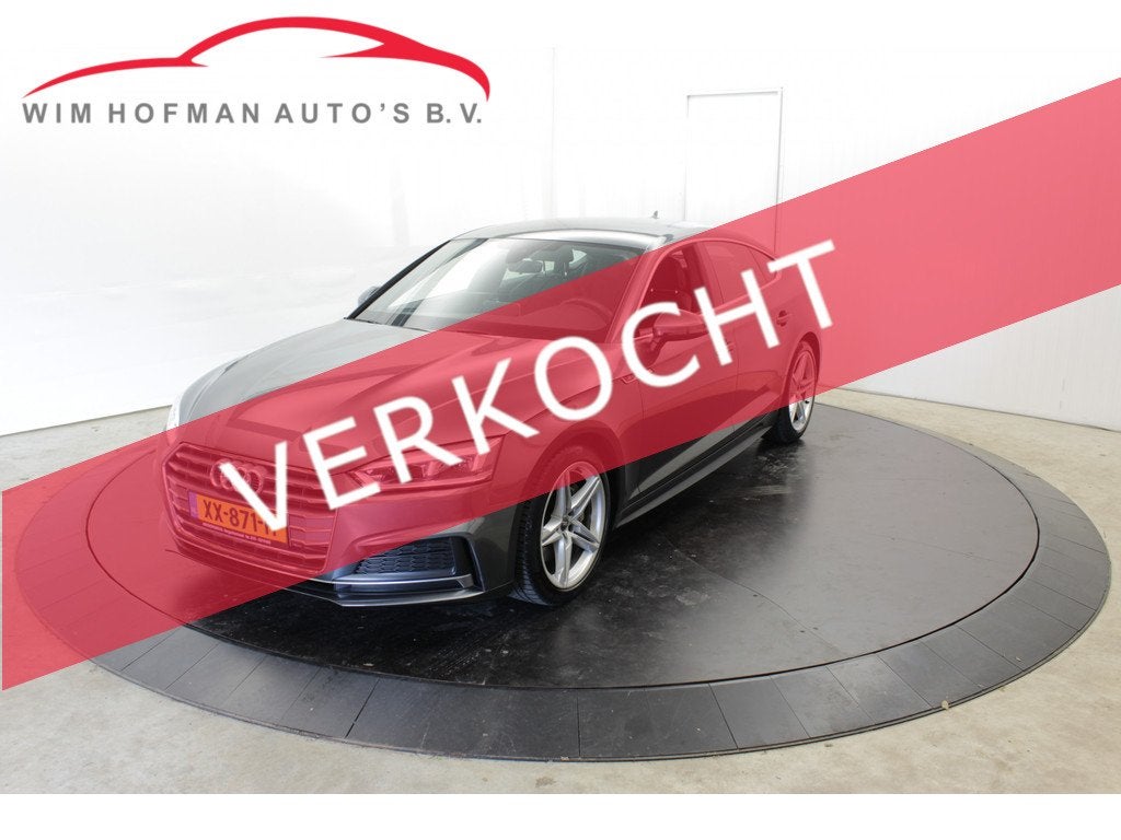 Audi A5 Sportback 45 TFSI Sport 252PK Camera 2xS-line Virtua, 15 km/l, Gebruikt, 4 cilinders, Leder en Stof