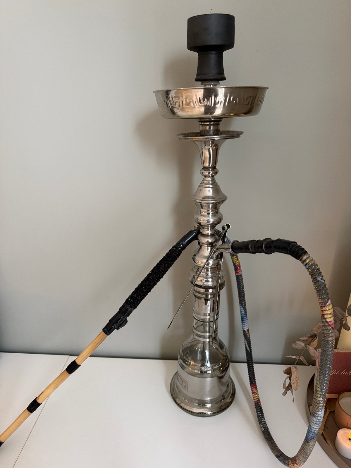 Traditionele Egyptische grote waterpijp (shisha), Verzamelen, Ophalen, Gebruikt