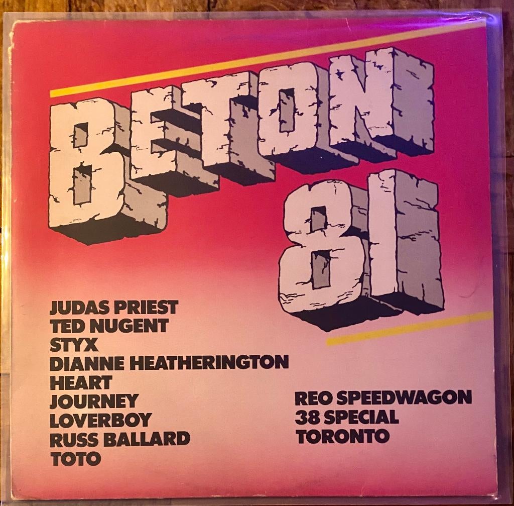 Beton 81 - Promo/sampler LP (1981 Netherlands, CBS) - NM/VG+, Cd's en Dvd's, Vinyl | Hardrock en Metal, Gebruikt, 1980 - 1989