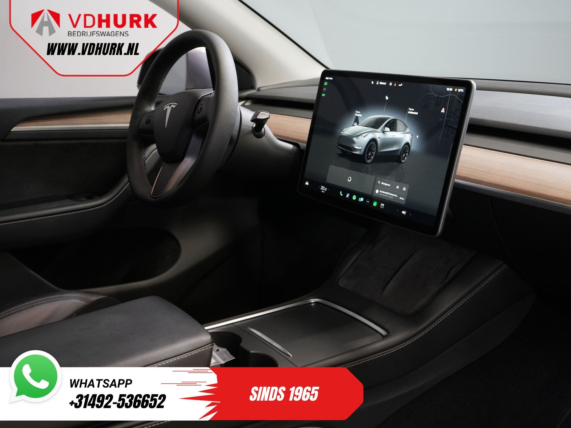 Tesla Model Y 455 Km WLTP (DEMO) Pano/ Memory/ Elek.klep/ St, Auto's, Automaat, Achterwielaandrijving, Gebruikt, 375 min
