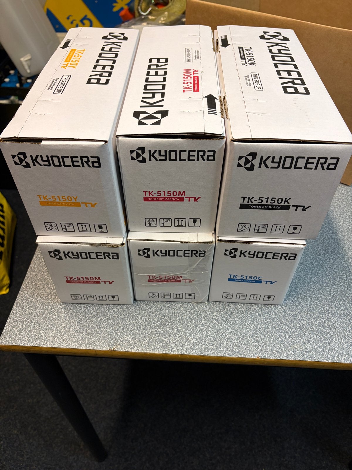 Kyocera TK-5150 Toner Set (Zwart, Cyaan, Magenta, Geel), Computers en Software, Ophalen, Nieuw, Toner