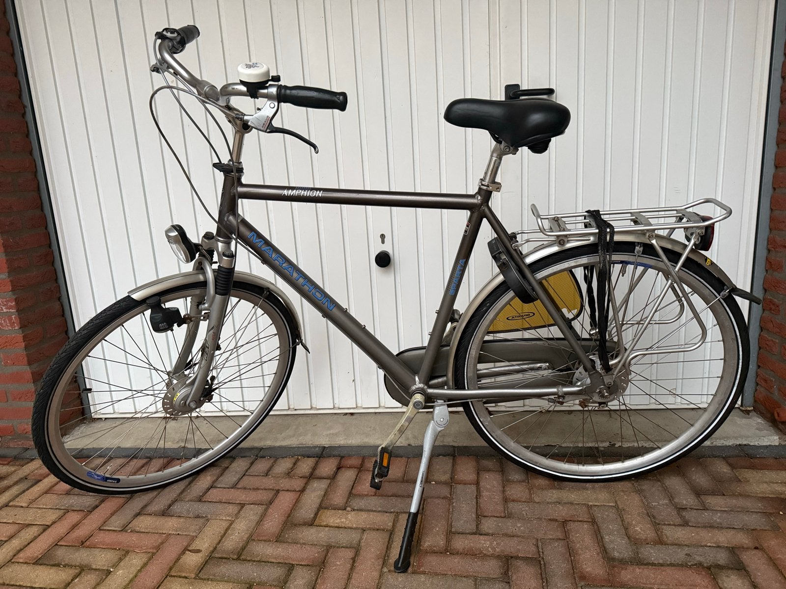 Gazelle Amphion herenfiets - Goede staat, Ophalen, Gebruikt, Velgrem, Versnellingen