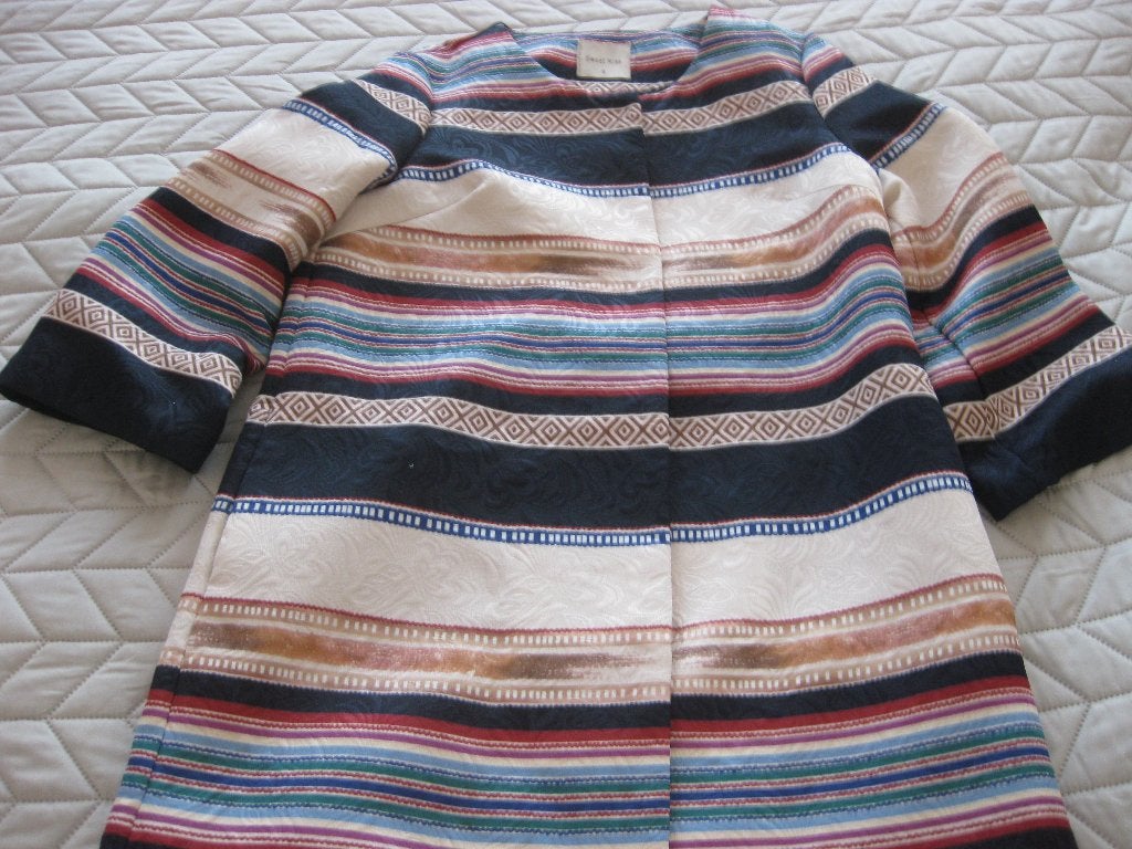 Halflange jas met driekwart mouwen maat S, Meerkleurig, Nieuw, Ophalen of Verzenden, Maat 36 (S)