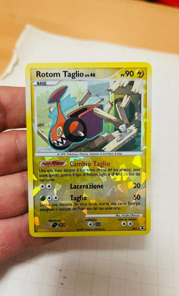 Mow Rotom RT4 Reverse Holo Rising Rivals Pokemon, Verzenden, Zo goed als nieuw, Losse kaart, Foil