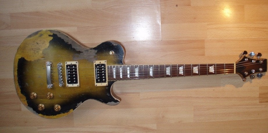 Te ruil relic Les Paul, Ophalen of Verzenden, Gebruikt, Elektrische gitaar