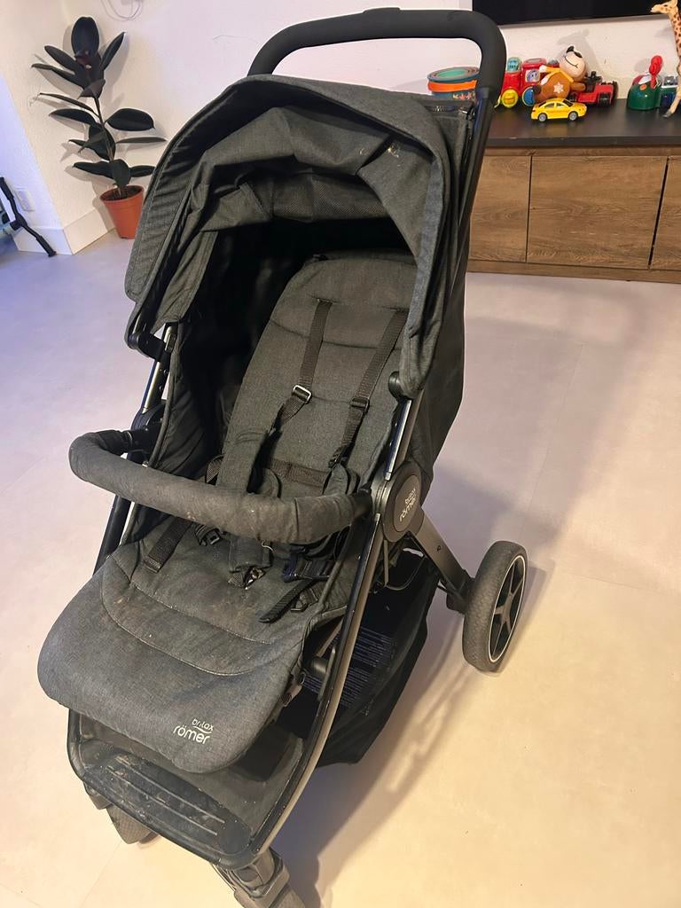 Britax Römer kinderwagen, Gebruikt, Verstelbare duwstang, Ophalen, Kinderwagen