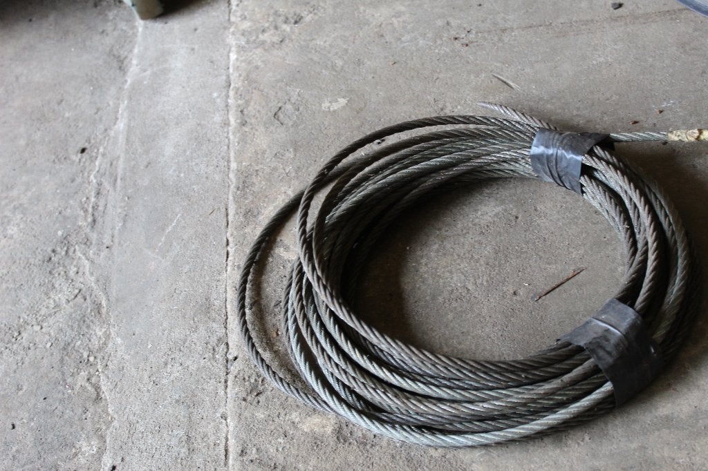 12 meter staalkabel 8mm, Ophalen, Zo goed als nieuw