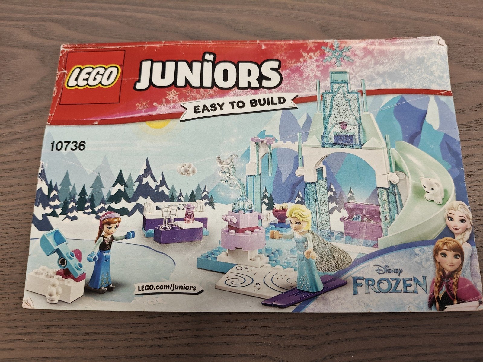 LEGO Juniors 10736 Anna en Elsa's bevroren speeltuin, Compleet, Gebruikt, Overige thema's, Lego
