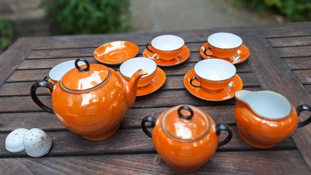 Victoria China Czechoslovakia theeservies, Ophalen
