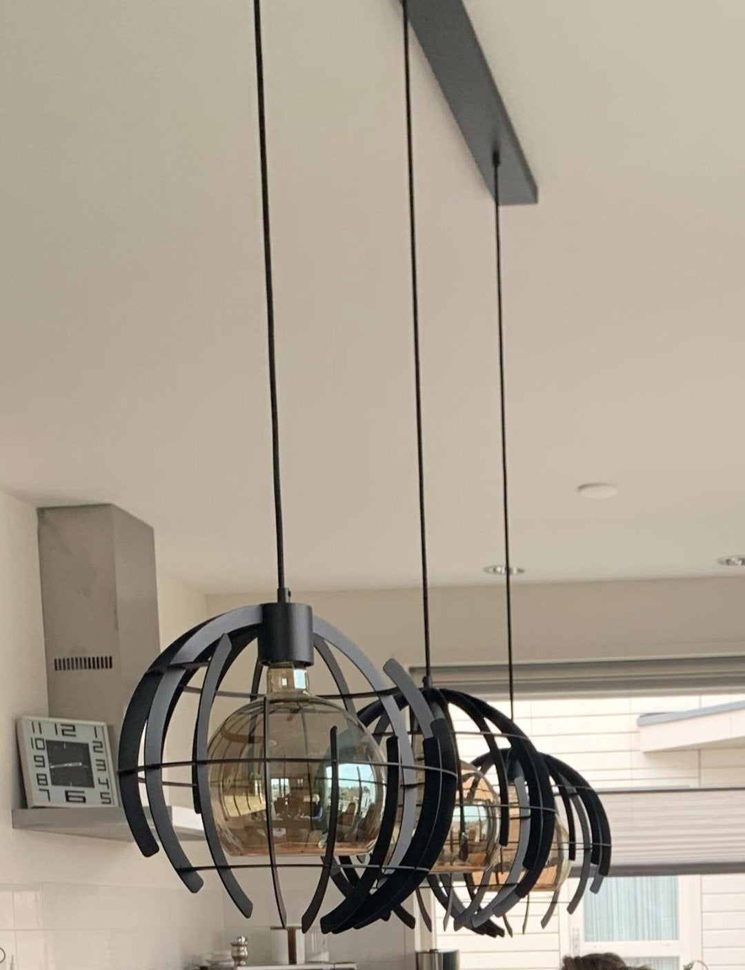 Ztahl Illuminators Hanglamp Terra 3-lichts Zwart E27, Ophalen, Industrieel, japandi,Modern, Eigentijds, Nieuw, E27 (groot)