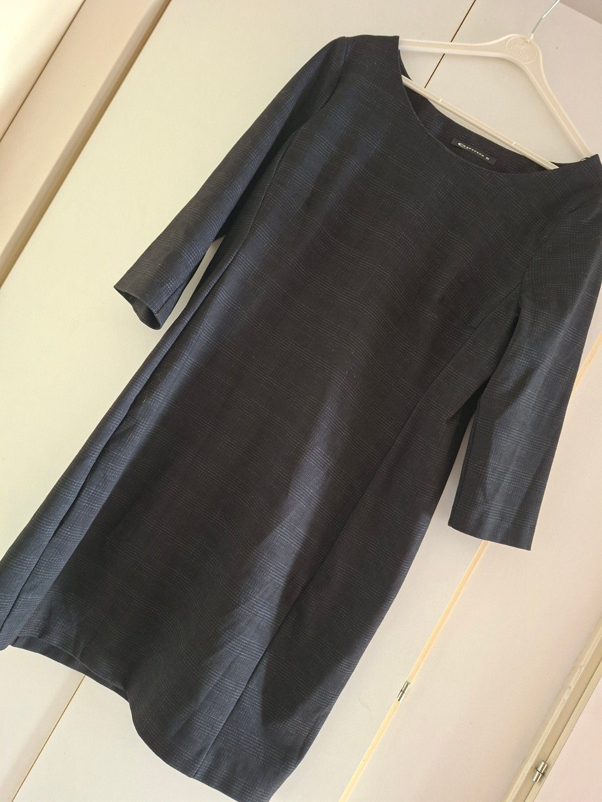 Exxpreso jurk met 3/4 mouwen, ideaal voor herfst en winter, Kleding | Dames, Expresso, Zwart, Maat 42/44 (L), Ophalen of Verzenden