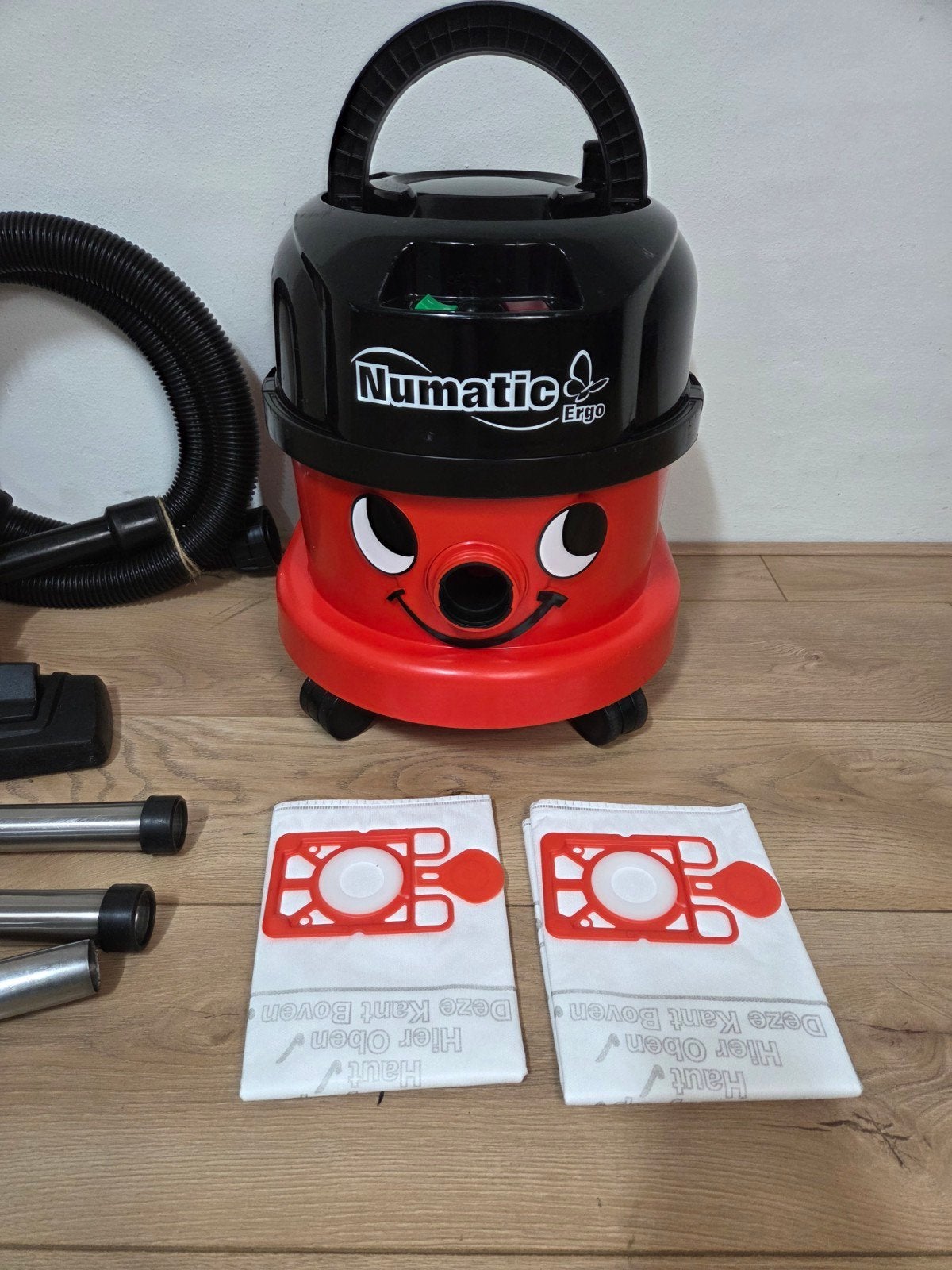 Numatic PPR240-11 Stofzuiger, Stofzak, Inclusief accessoires, Numatic, Ophalen of Verzenden