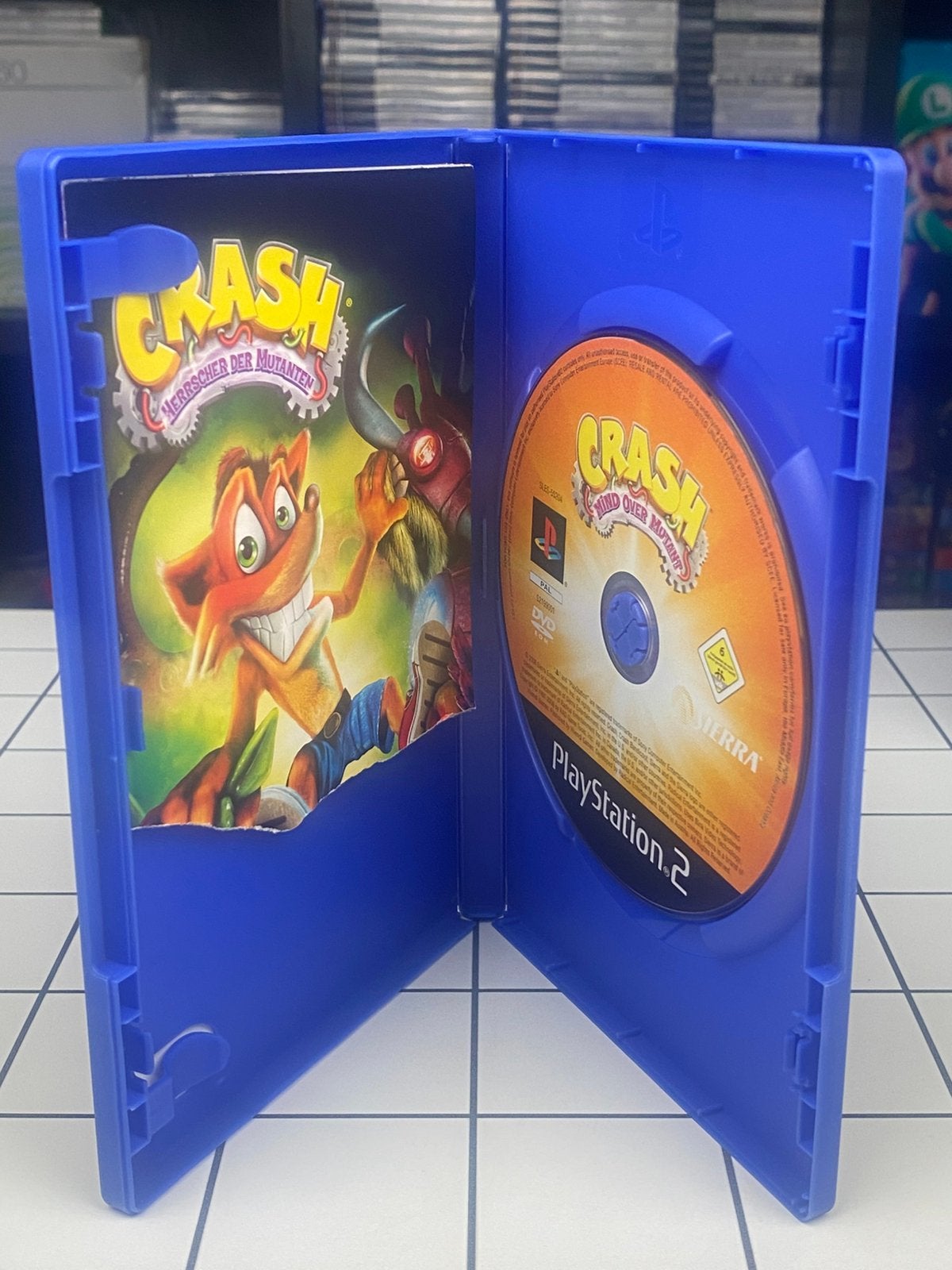 Crash Mind Over Mutant - PS2 PlayStation 2 Game - Sierra, Avontuur en Actie, Sierra, Ophalen of Verzenden, Zo goed als nieuw