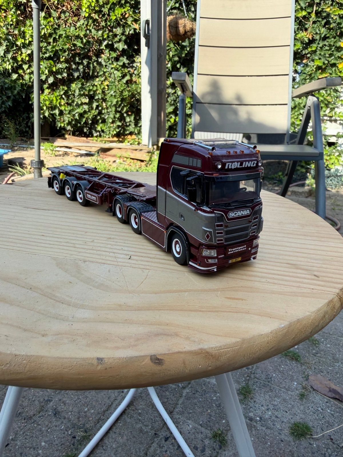 WSI Scania ROLING schaalmodel truck met trailer, 1:50 of kleiner, Zo goed als nieuw, Truck, Ophalen