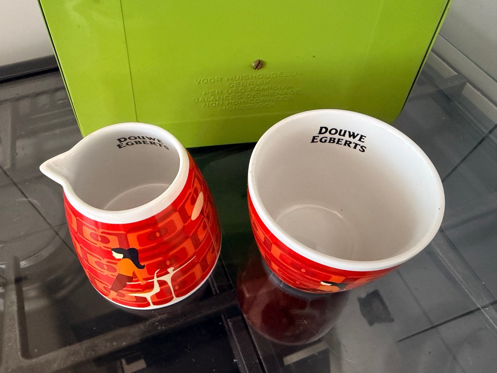 Vintage Douwe Egberts melk en suiker set, Ophalen of Verzenden