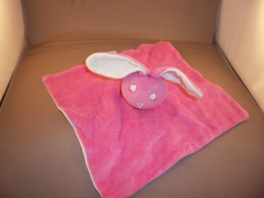 bambino konijn vel roze en wit gestikte ogen/neus 23x26cm of, Overige merken, Ophalen of Verzenden, Middelgroot (20 tot 80 cm)