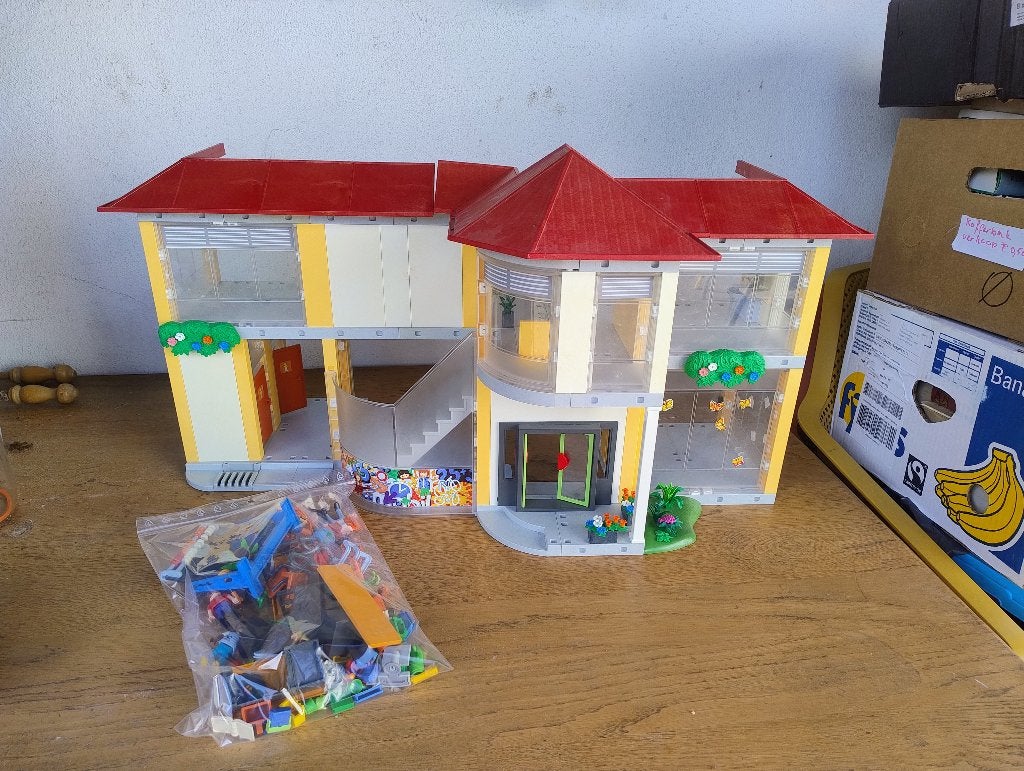 Playmobil school 4324, Gebruikt, Gebouw, Complete set, Ophalen of Verzenden