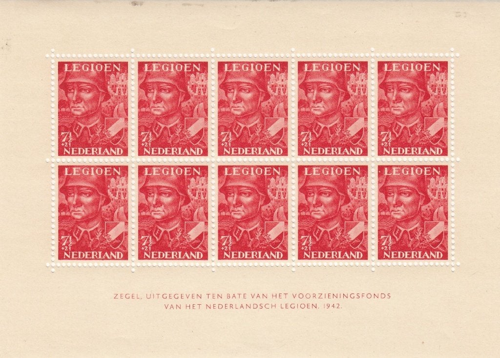Nederland- 3.21.4- 1942 -Legioenzegels- NVPH-V402-  P, Postzegels en Munten, Postzegels | Nederland, Verzenden, Na 1940, Postfris