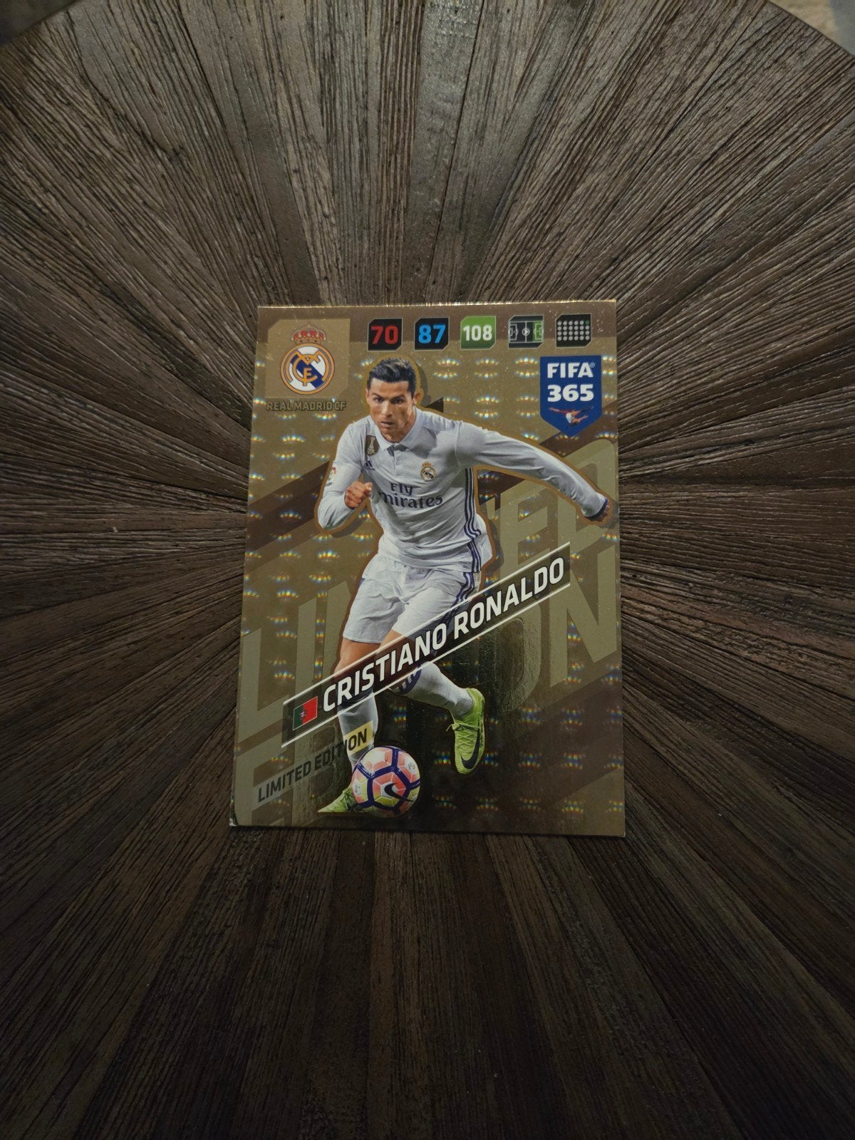 Cristiano ronaldo xxl kaart 2018, Ophalen of Verzenden, Zo goed als nieuw, Plaatje
