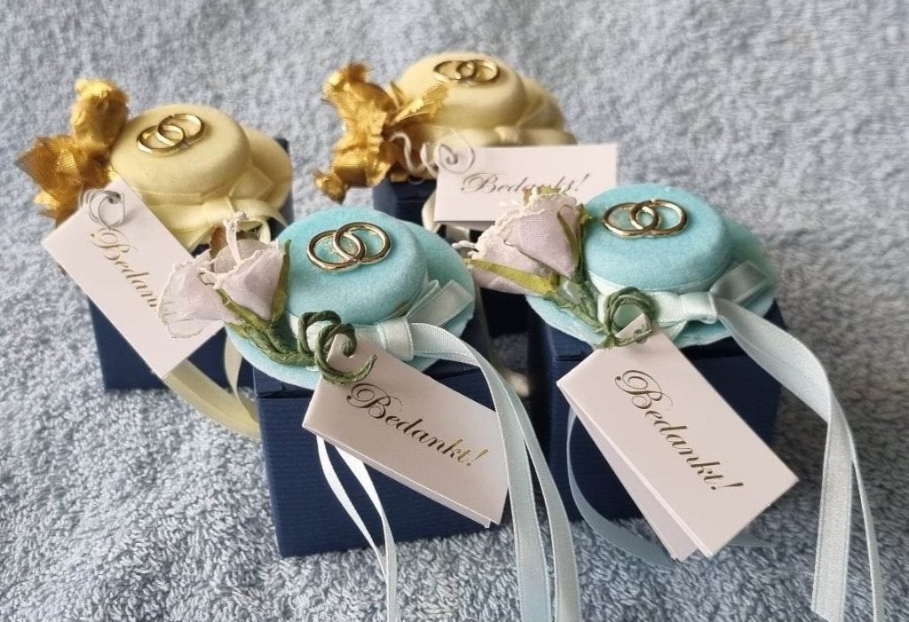 huwelijk bedankjes, 80 stuks, Ophalen of Verzenden, Nieuw, Blauw, Accessoires
