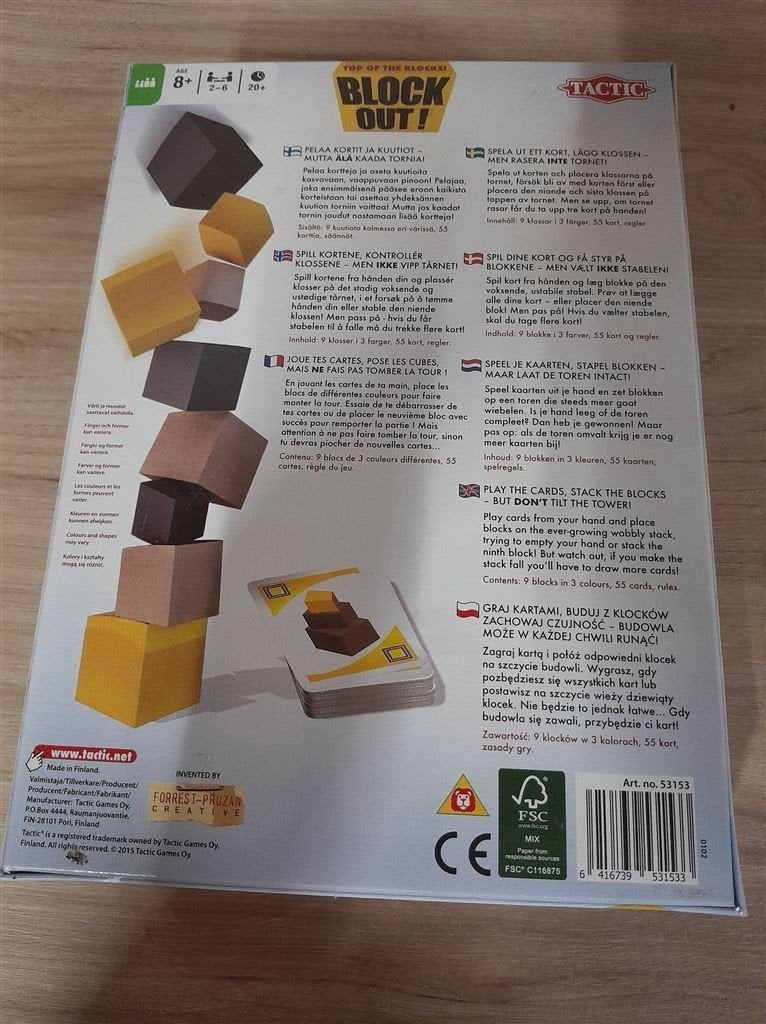 Block out - s4722, Verzenden, Zo goed als nieuw