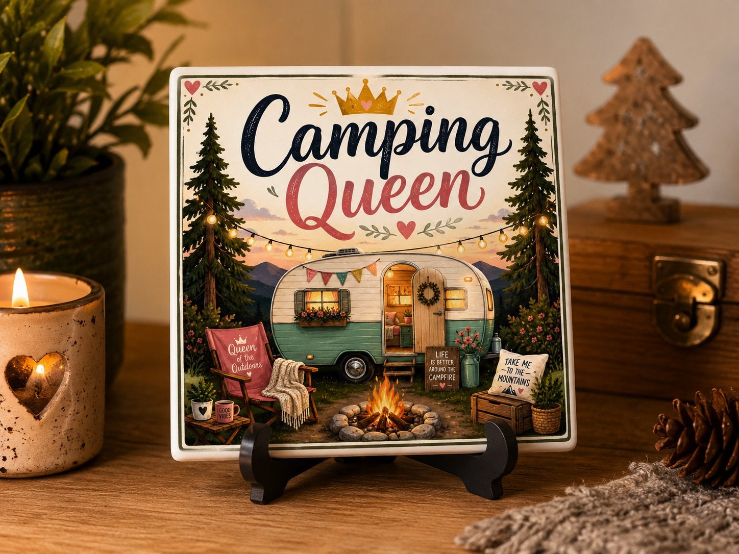 Camping Queen - Tegel, Ophalen of Verzenden, Nieuw