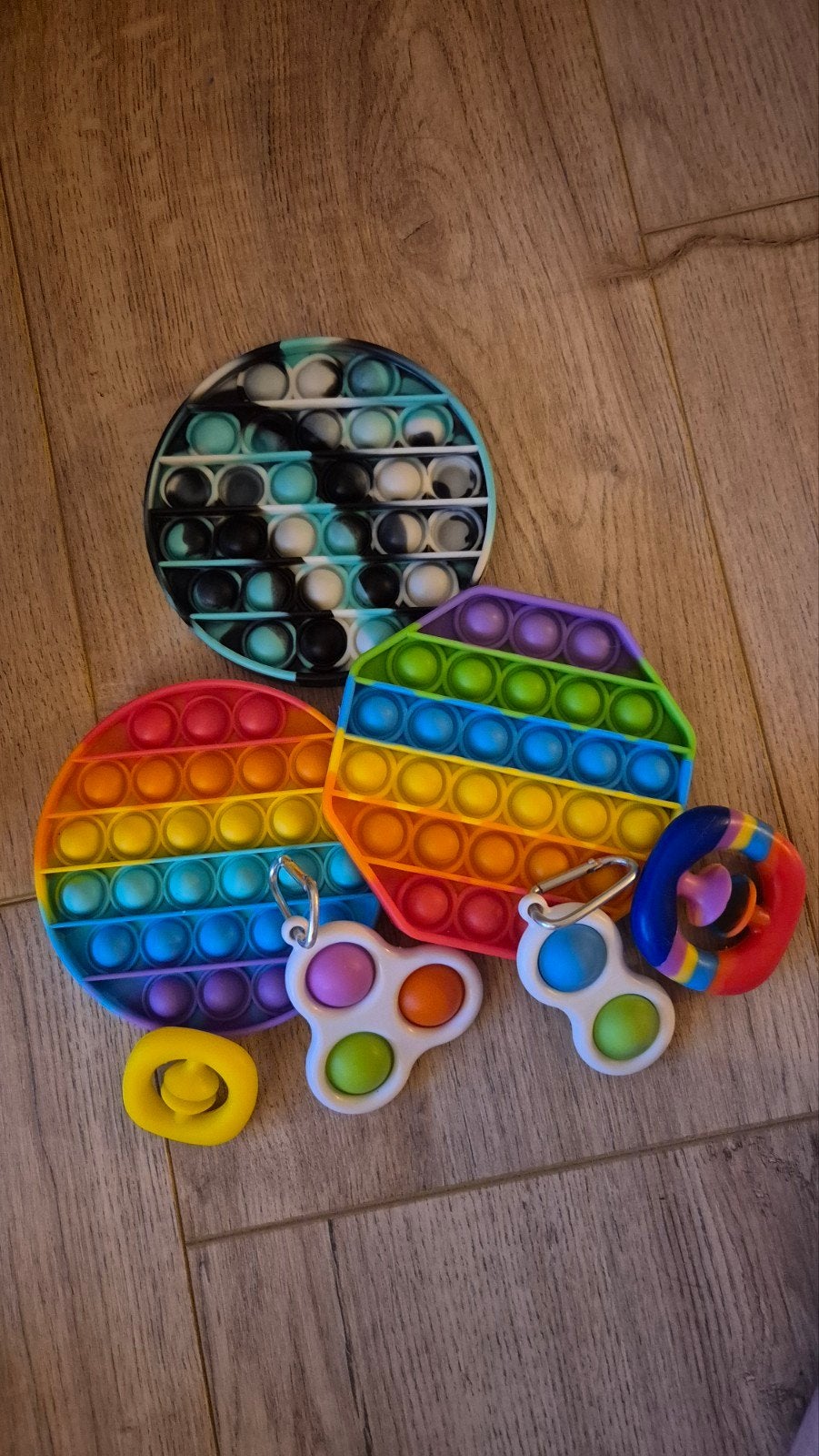 Pop It Fidget Speelgoed Set - Stressvermindering, Ophalen